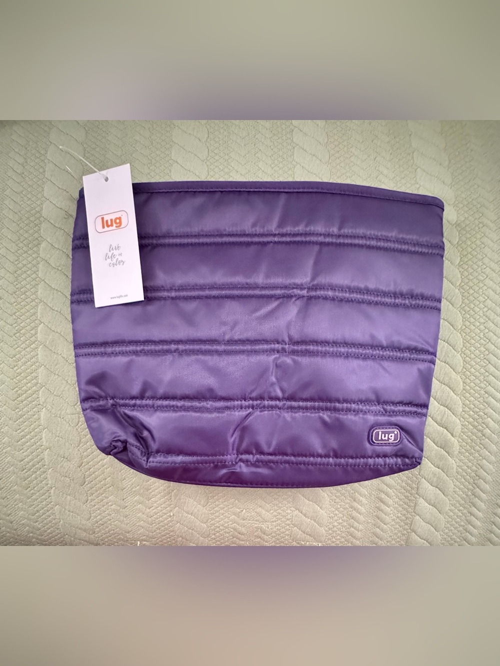 Lug Insulated Pouch in Concord Purple NWT’s